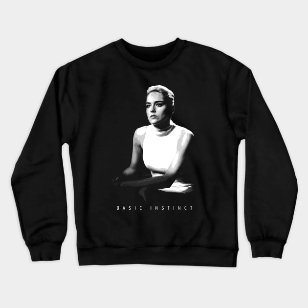 Basic Instinct - Simple design Crewneck Sweatshirt by TheMarineBiologist